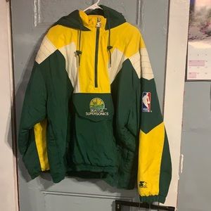Vintage Seattle SuperSonic’s Starter Heavy Jacket